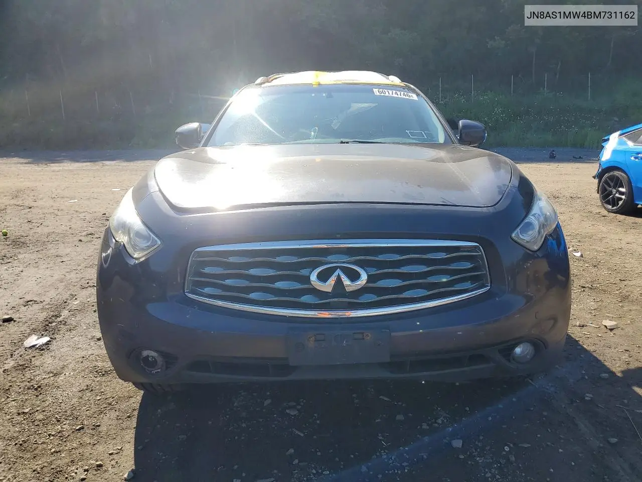 2011 Infiniti Fx35 Base VIN: JN8AS1MW4BM731162 Lot: 60174746