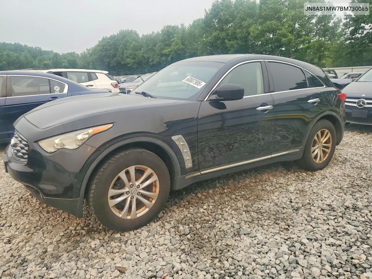 2011 Infiniti Fx35 Base VIN: JN8AS1MW7BM730085 Lot: 60807906