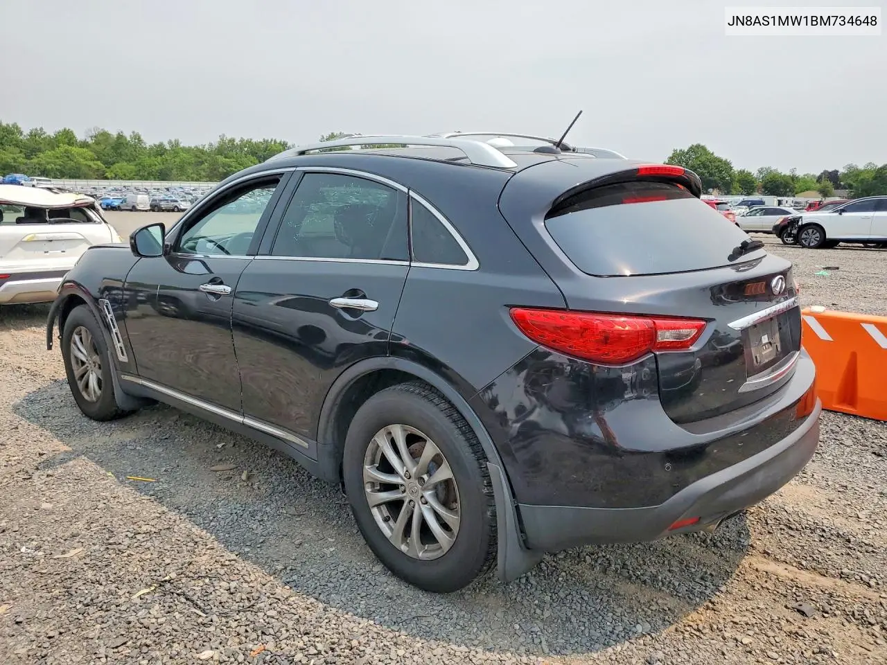 2011 Infiniti Fx35 Base VIN: JN8AS1MW1BM734648 Lot: 61011226
