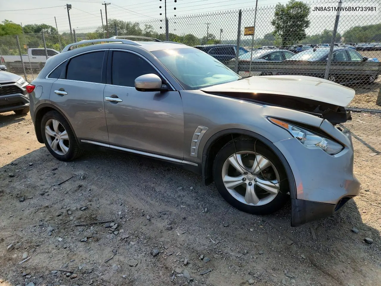 2011 Infiniti Fx35 Base VIN: JN8AS1MW6BM733981 Lot: 61211216