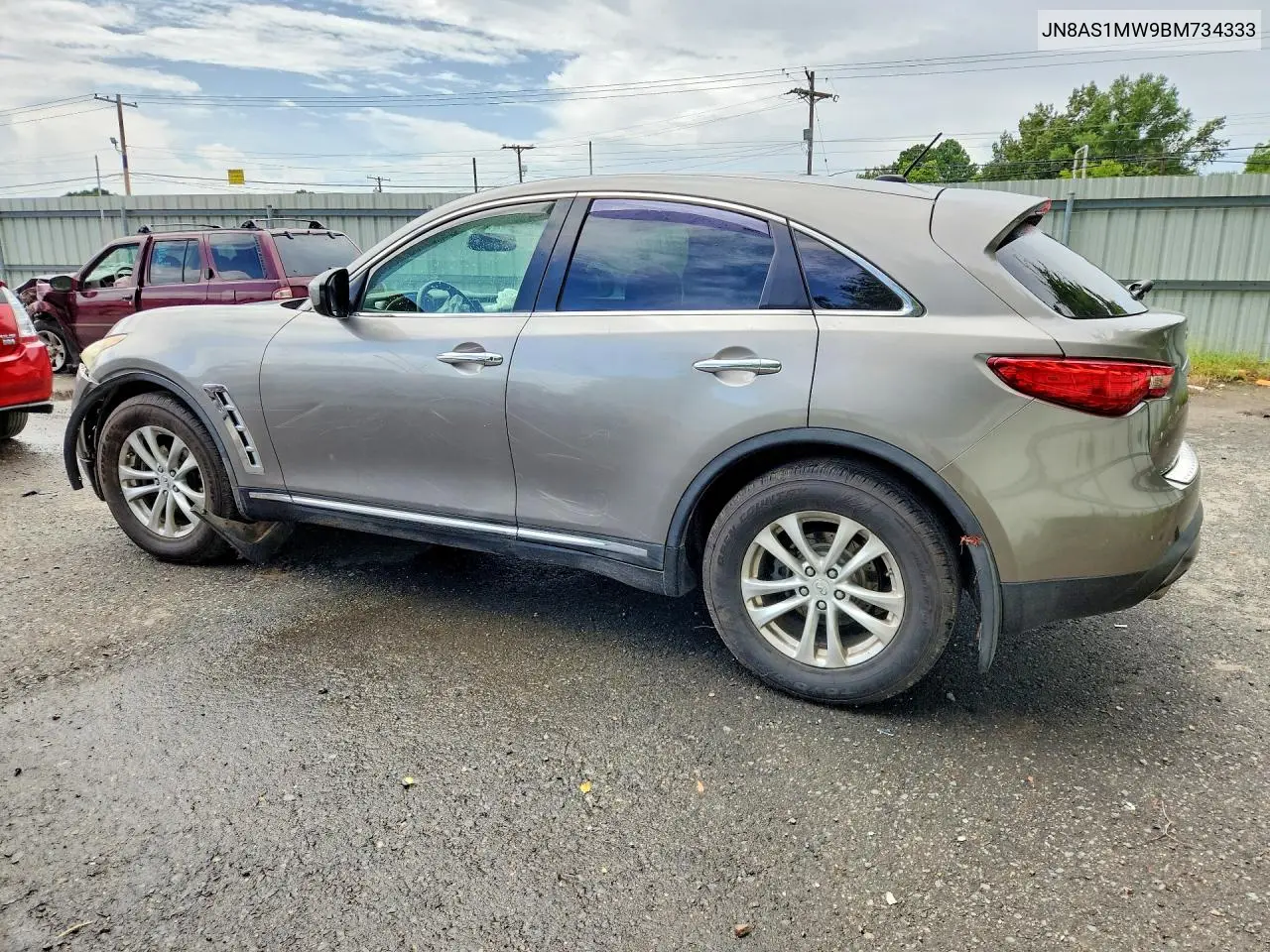 2011 Infiniti Fx35 Base VIN: JN8AS1MW9BM734333 Lot: 61408336