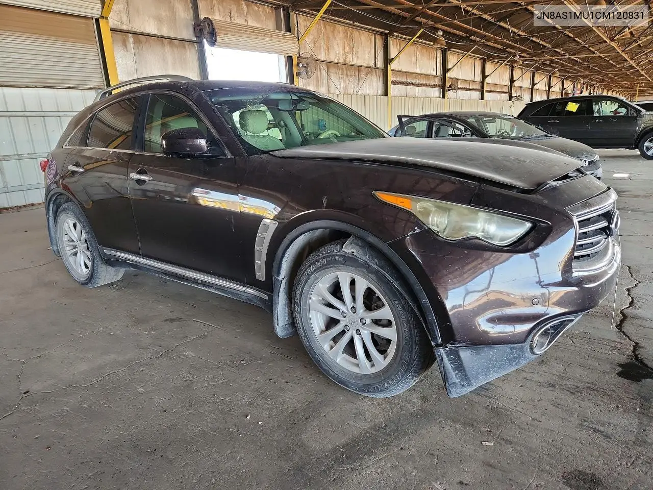 2012 Infiniti Fx35 Base VIN: JN8AS1MU1CM120831 Lot: 54727756