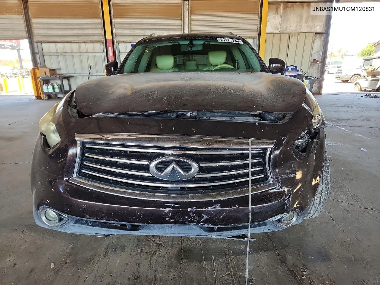 2012 Infiniti Fx35 Base VIN: JN8AS1MU1CM120831 Lot: 54727756
