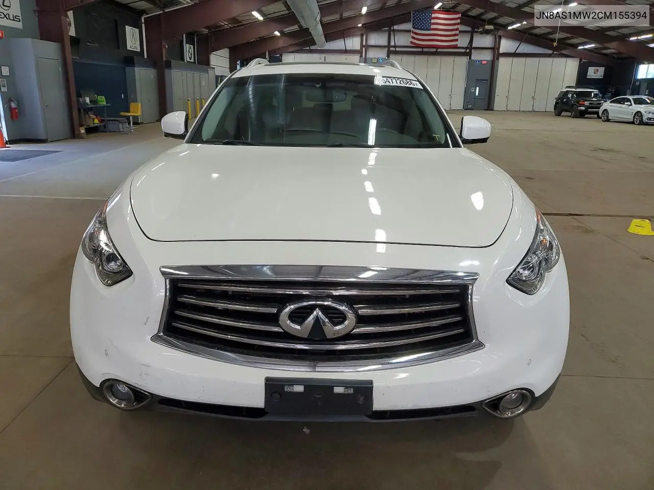 2012 Infiniti Fx35 Base VIN: JN8AS1MW2CM155394 Lot: 54772686
