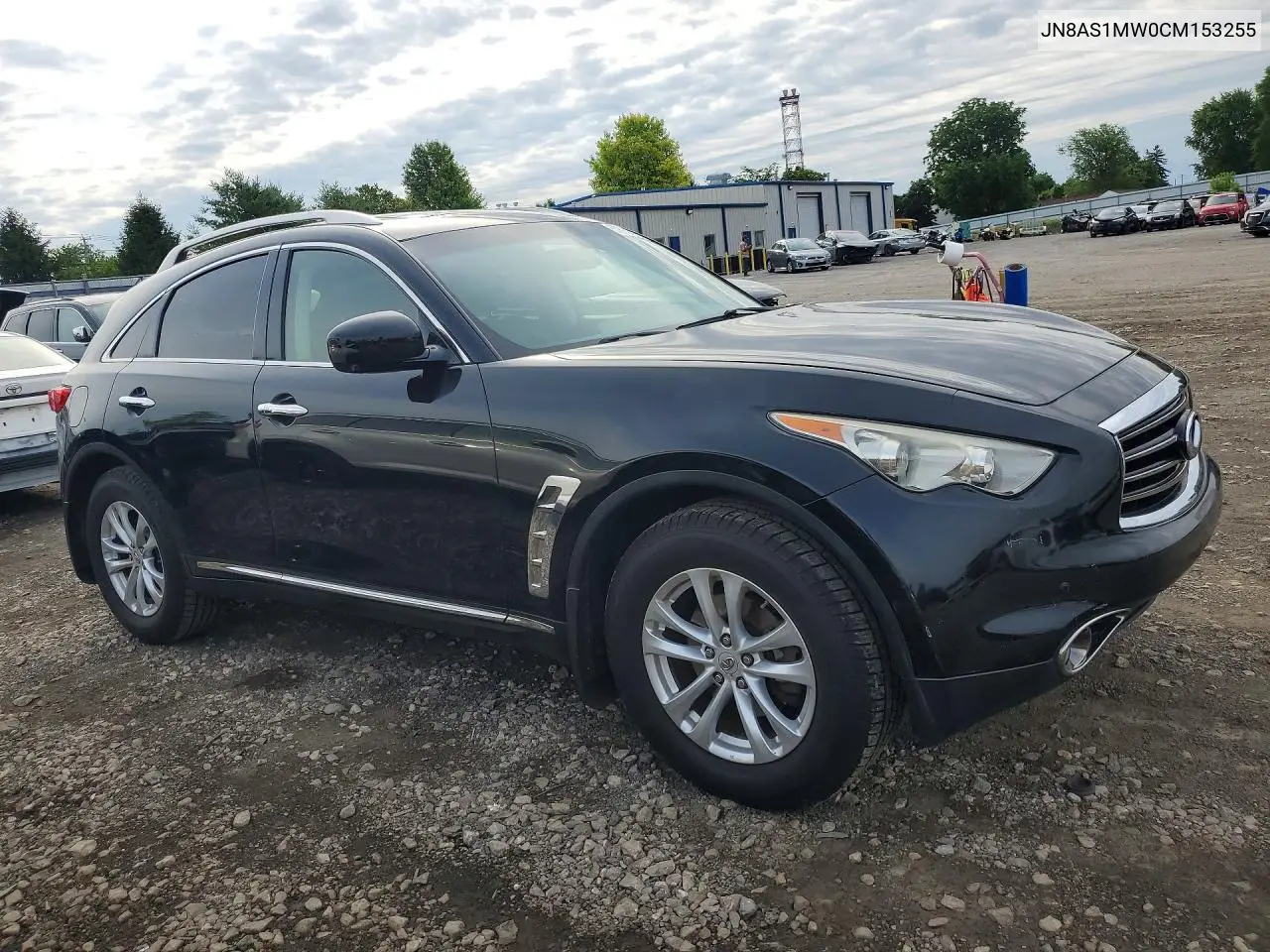 2012 Infiniti Fx35 Base VIN: JN8AS1MW0CM153255 Lot: 57886816