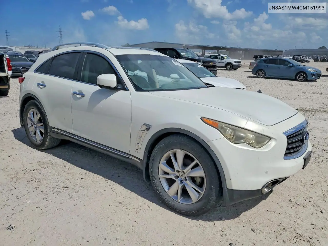 2012 Infiniti Fx35 Base VIN: JN8AS1MW4CM151993 Lot: 58575096