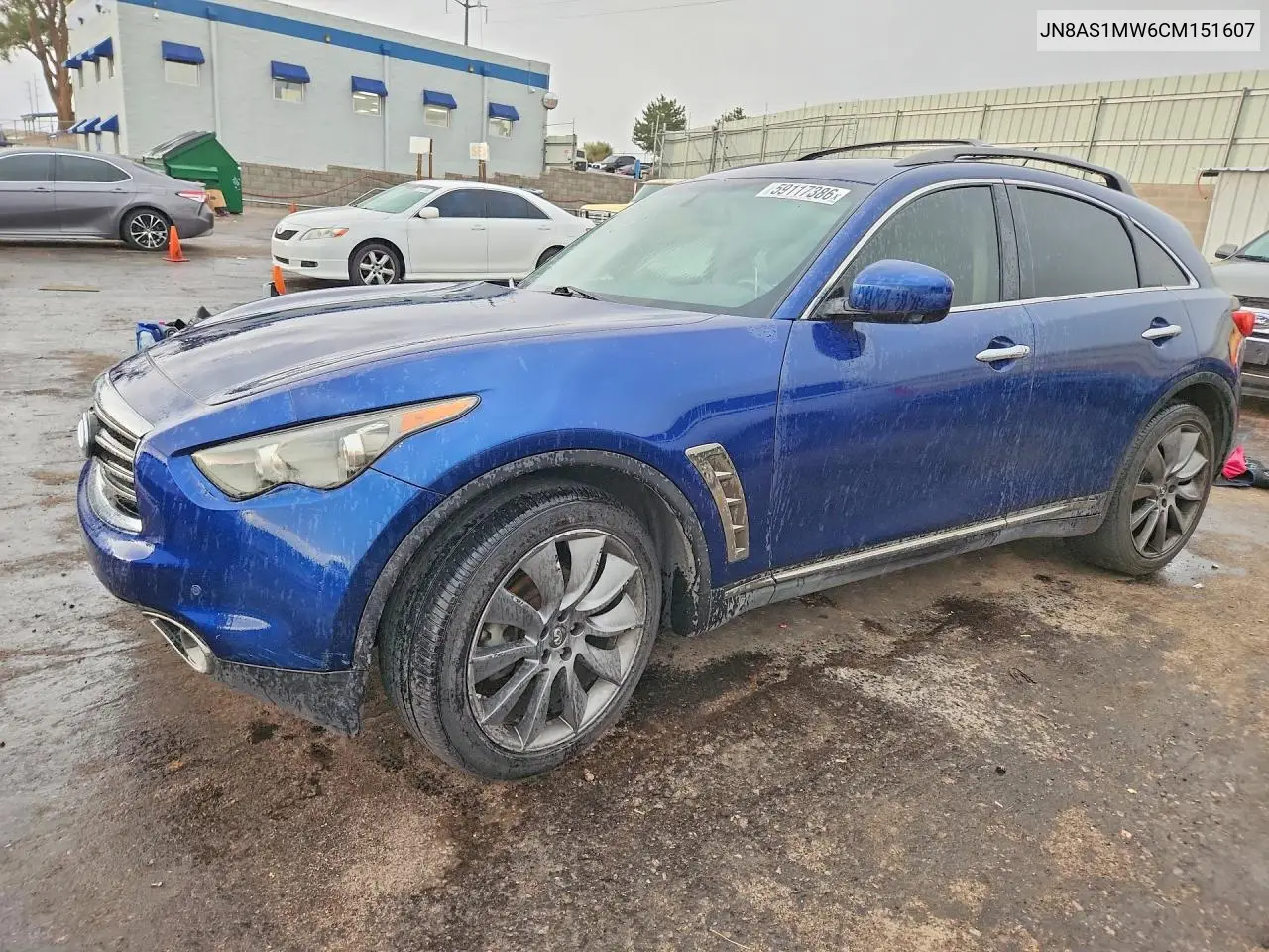 2012 Infiniti Fx35 Base VIN: JN8AS1MW6CM151607 Lot: 59117386