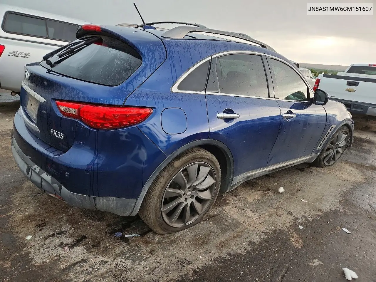 2012 Infiniti Fx35 Base VIN: JN8AS1MW6CM151607 Lot: 59117386