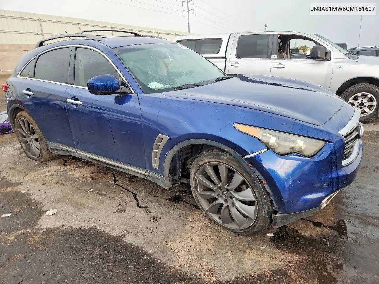 2012 Infiniti Fx35 Base VIN: JN8AS1MW6CM151607 Lot: 59117386