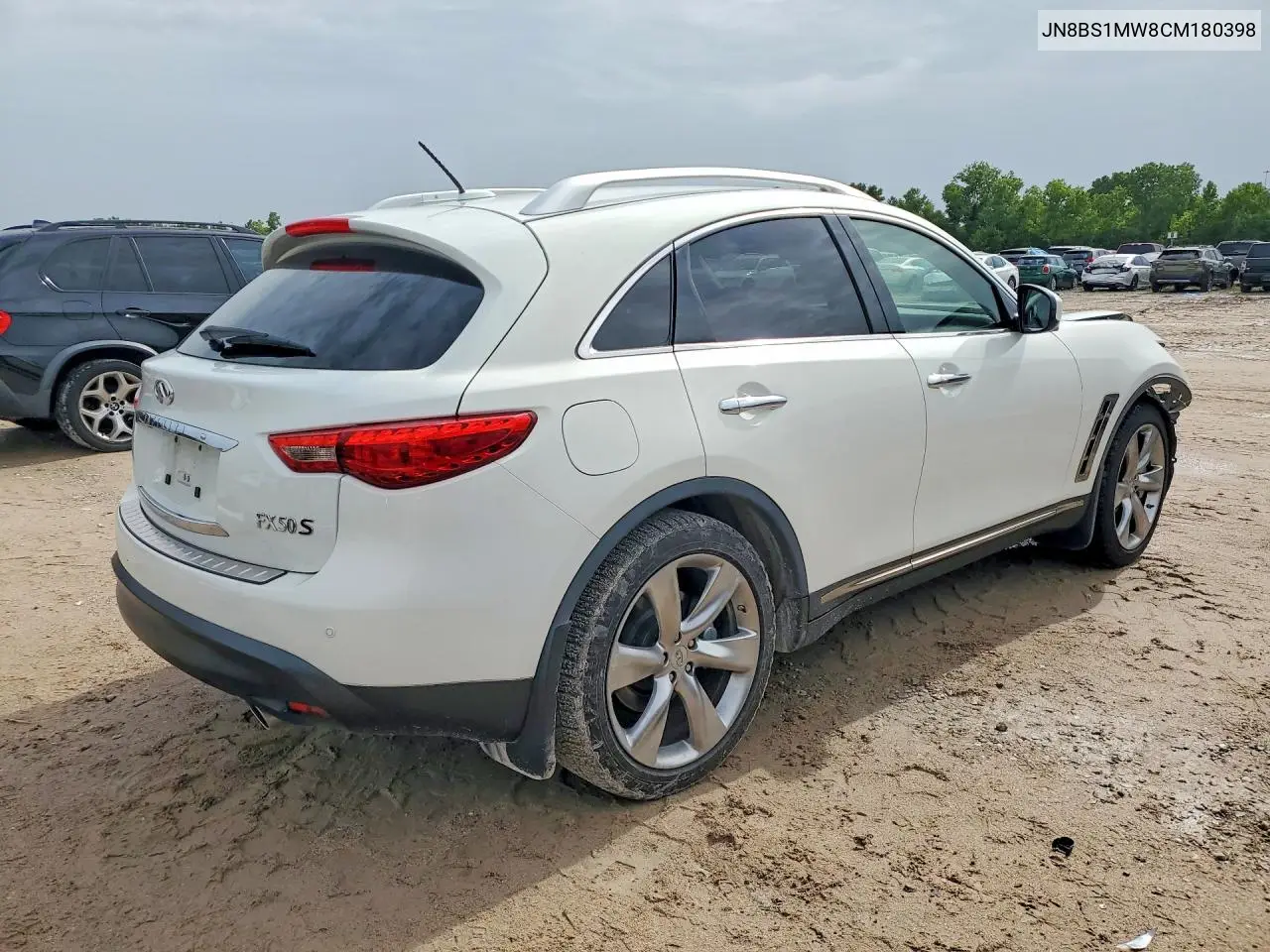 2012 Infiniti Fx50 Base VIN: JN8BS1MW8CM180398 Lot: 59397836