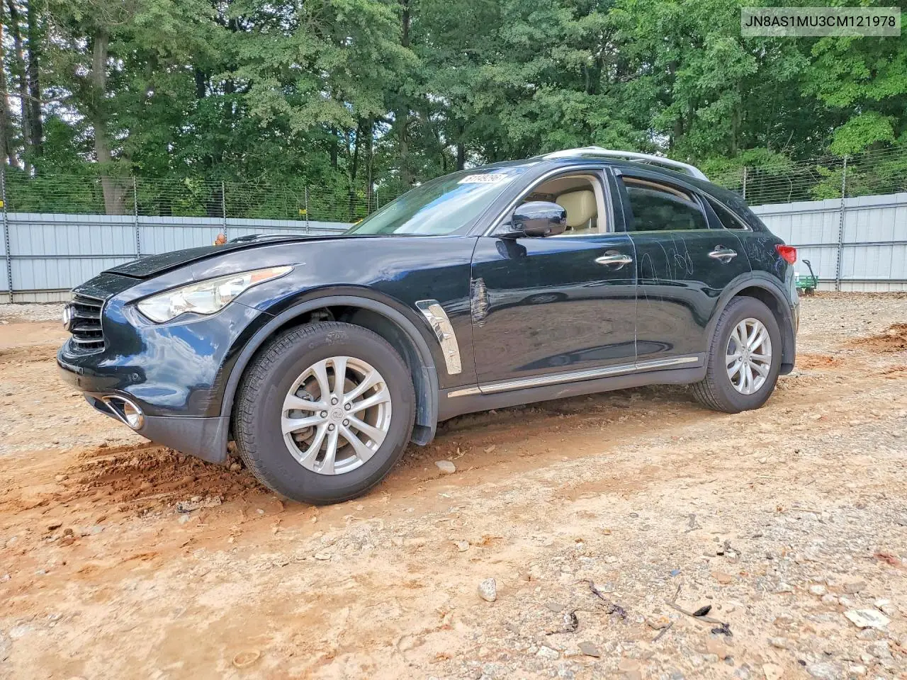 2012 Infiniti Fx35 Base VIN: JN8AS1MU3CM121978 Lot: 61149296
