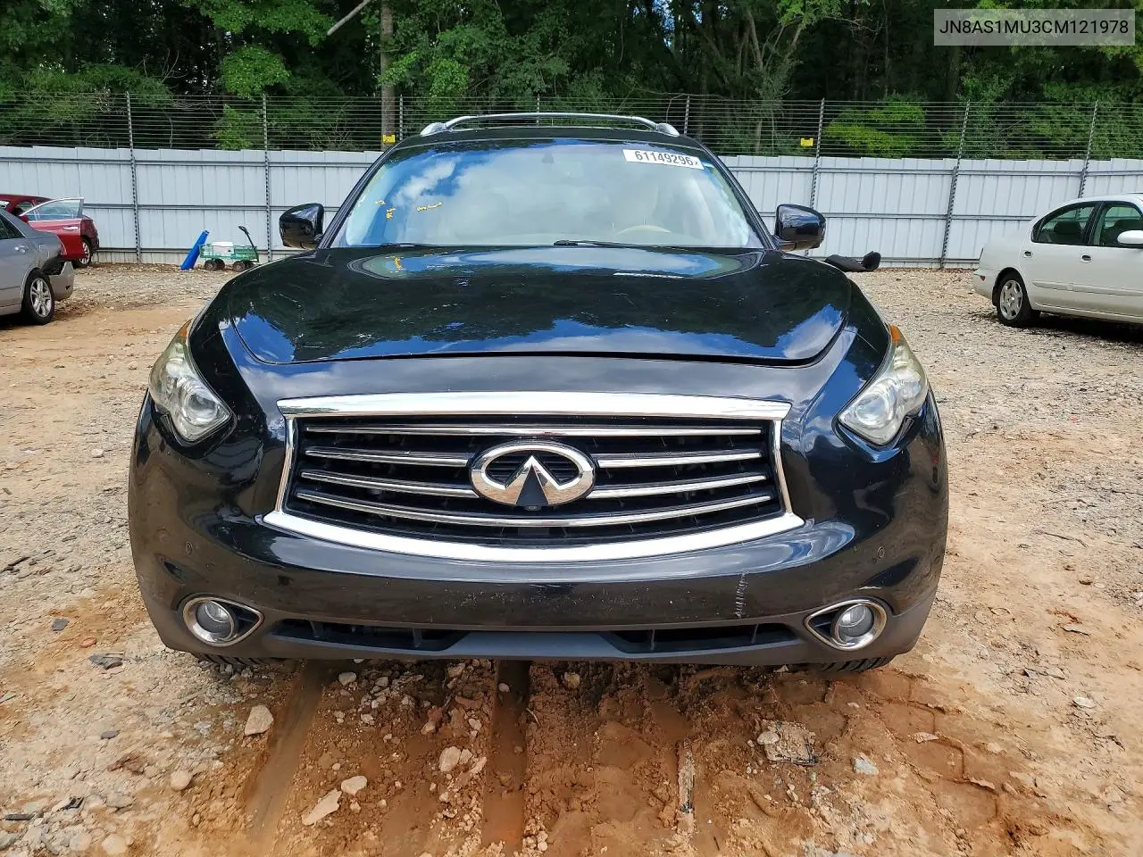 2012 Infiniti Fx35 Base VIN: JN8AS1MU3CM121978 Lot: 61149296