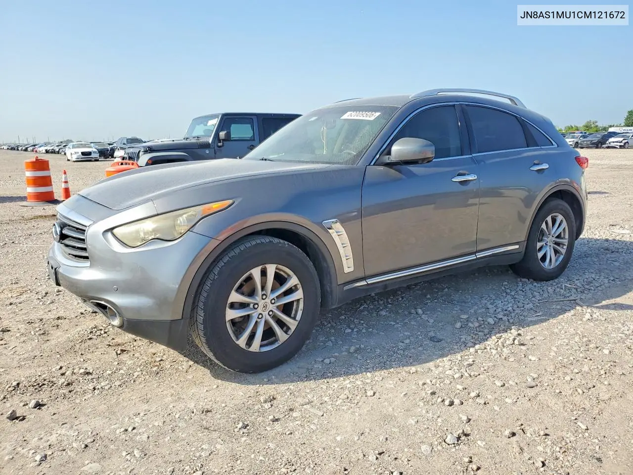 2012 Infiniti Fx35 Base VIN: JN8AS1MU1CM121672 Lot: 62009506