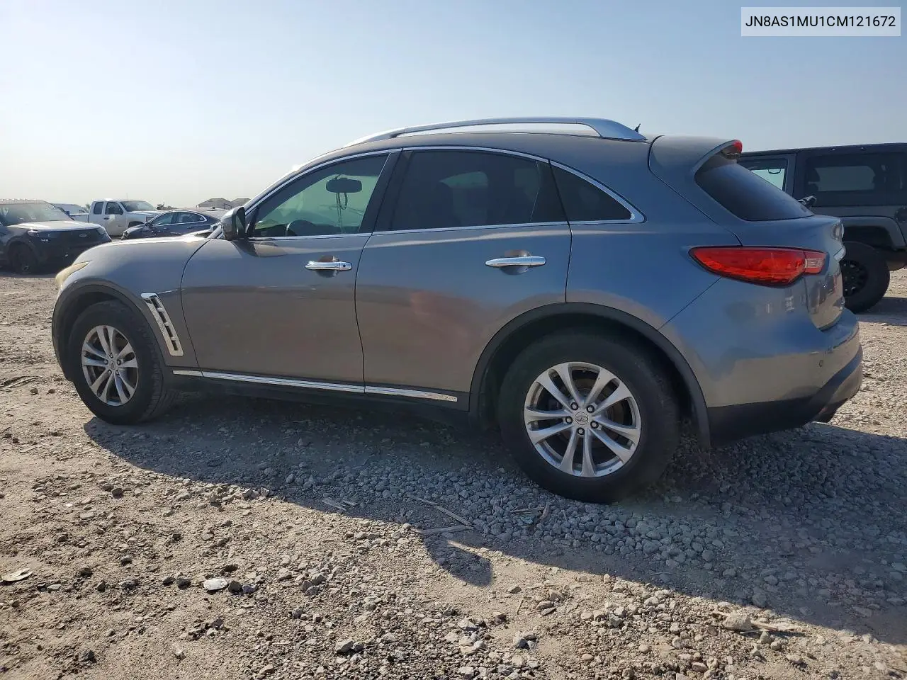 2012 Infiniti Fx35 Base VIN: JN8AS1MU1CM121672 Lot: 62009506