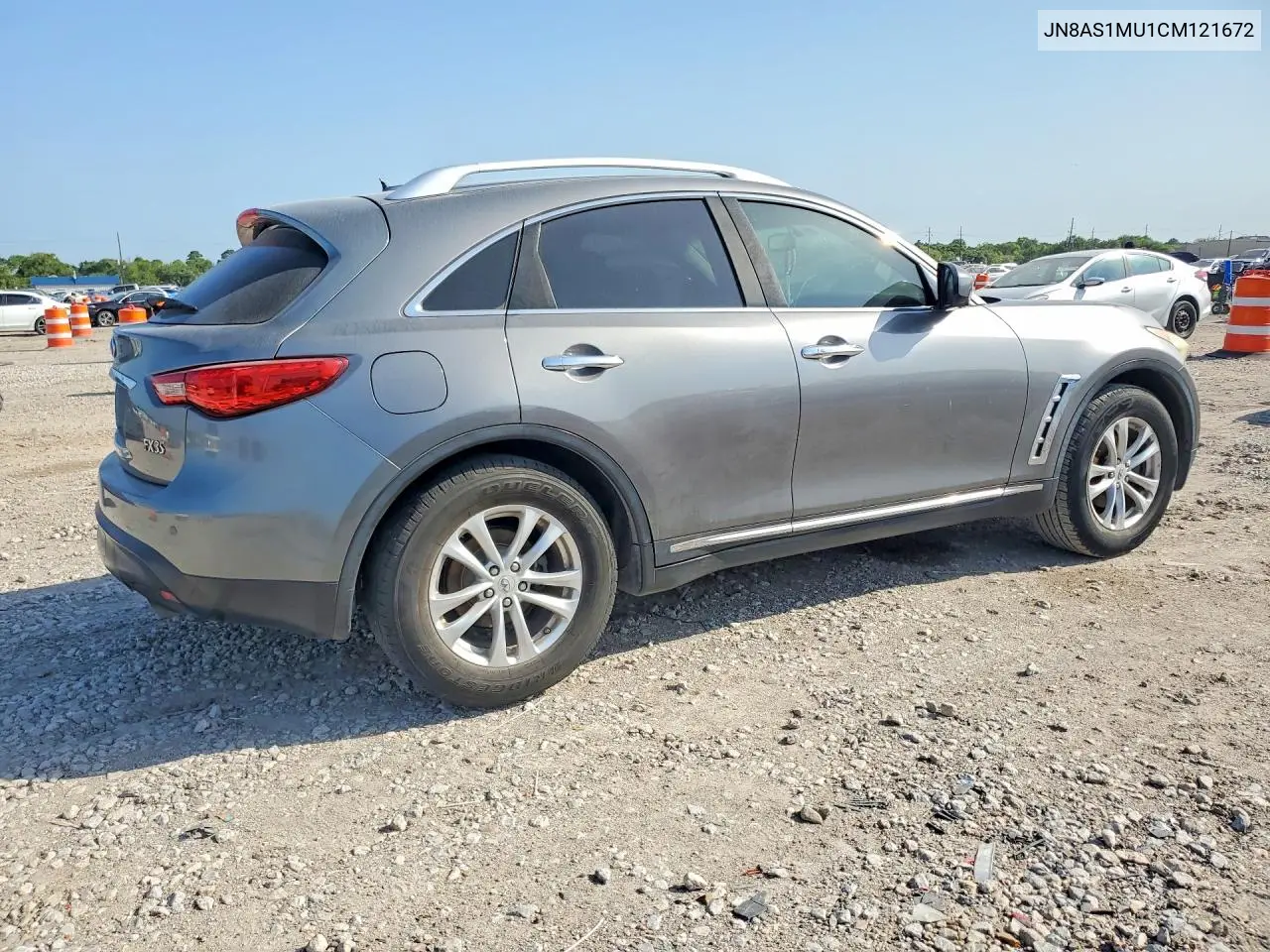 2012 Infiniti Fx35 Base VIN: JN8AS1MU1CM121672 Lot: 62009506
