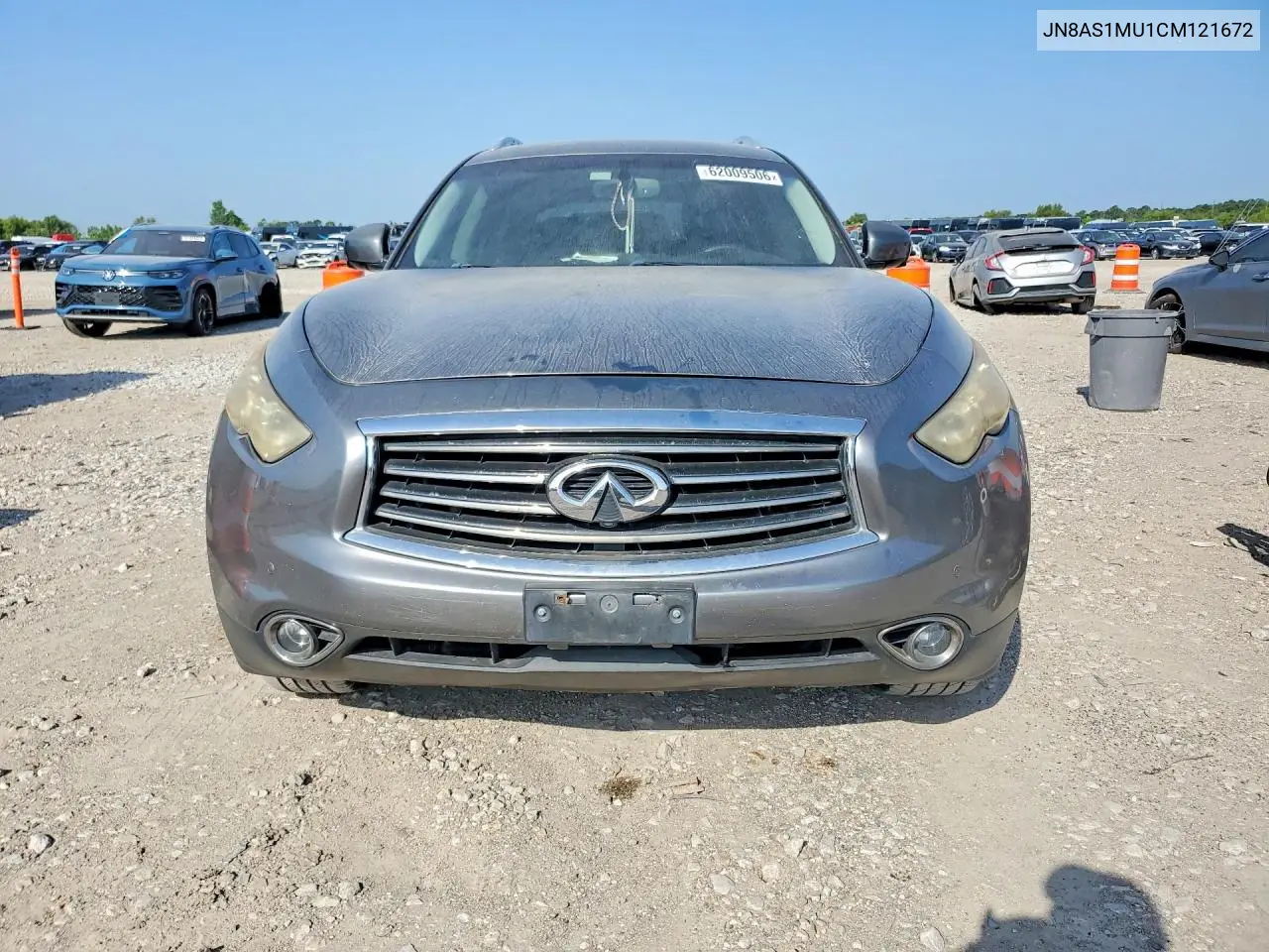 2012 Infiniti Fx35 Base VIN: JN8AS1MU1CM121672 Lot: 62009506