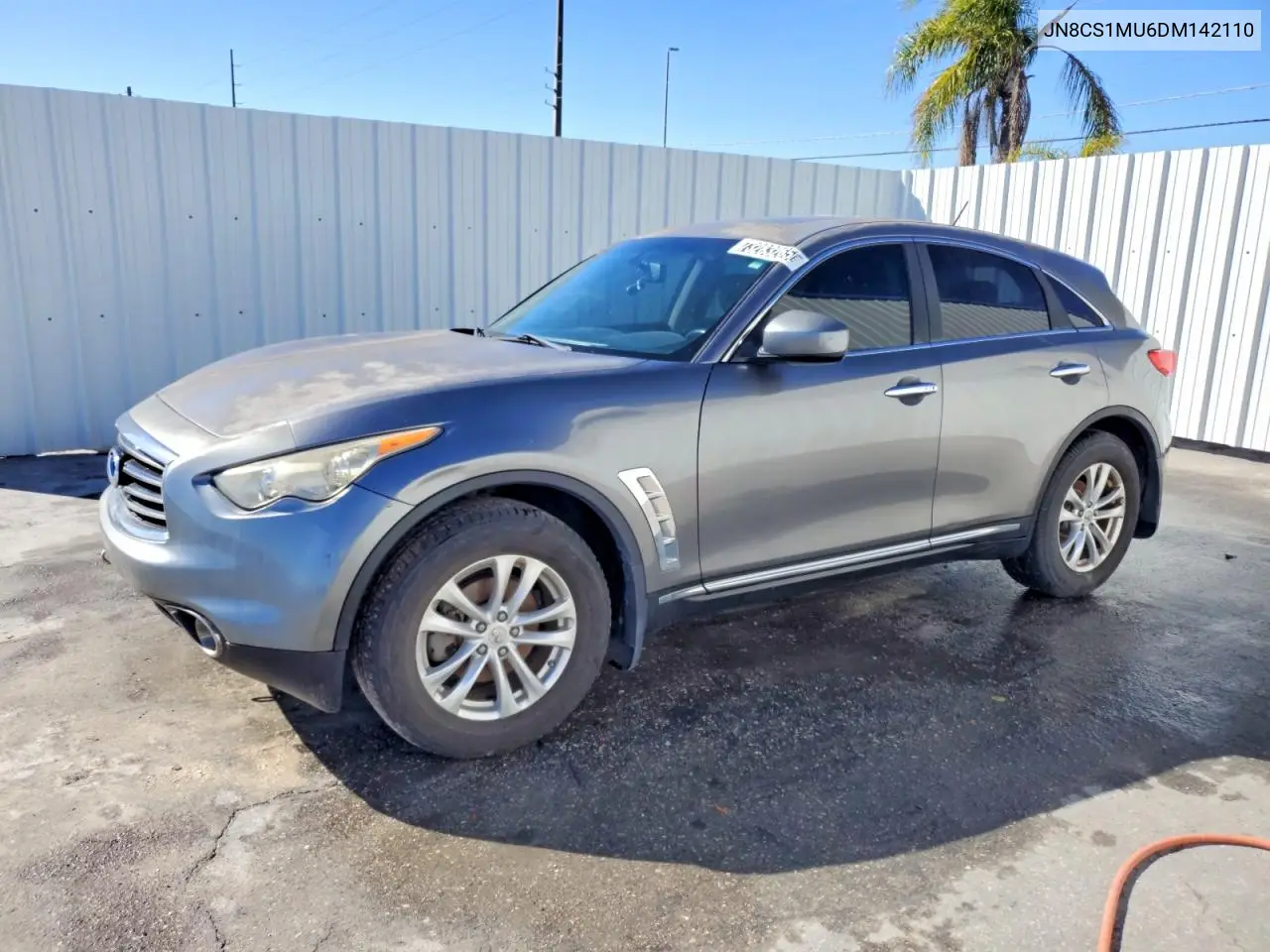 2013 Infiniti Fx37 ** Cln Title * Pri Fleet ** VIN: JN8CS1MU6DM142110 Lot: 42014366