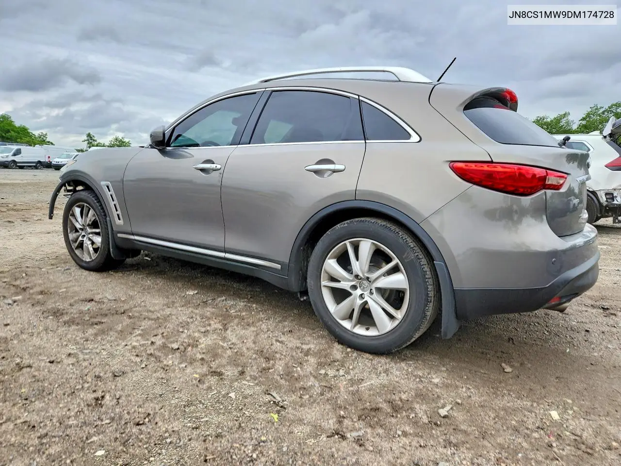 2013 Infiniti Fx37 Base VIN: JN8CS1MW9DM174728 Lot: 54543496