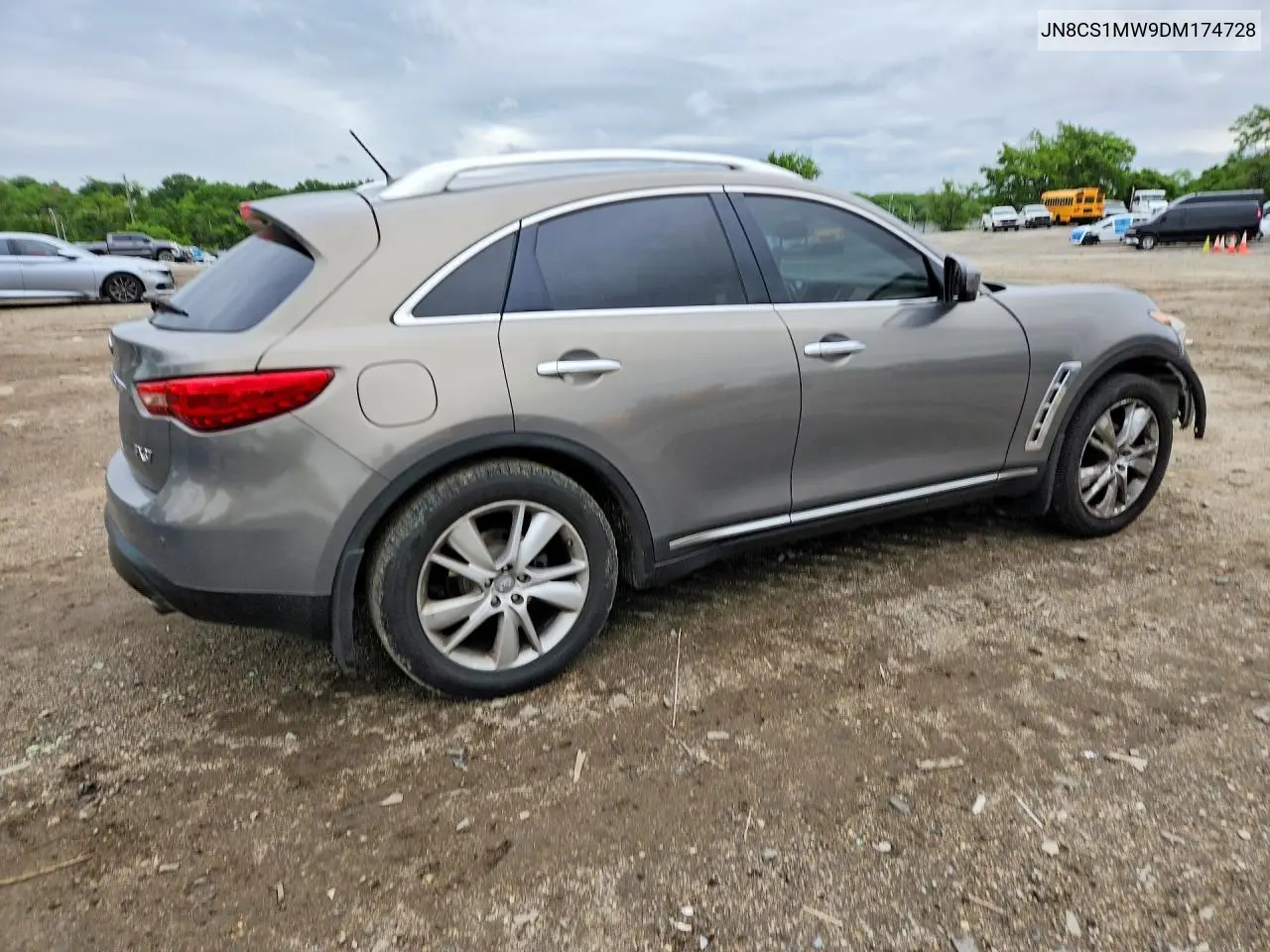 2013 Infiniti Fx37 Base VIN: JN8CS1MW9DM174728 Lot: 54543496