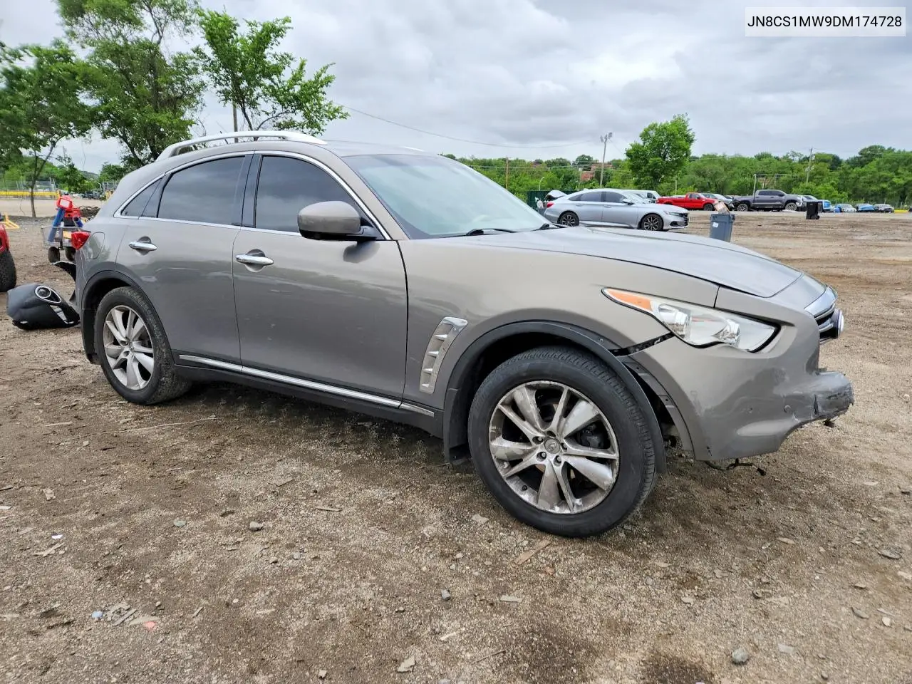 2013 Infiniti Fx37 Base VIN: JN8CS1MW9DM174728 Lot: 54543496