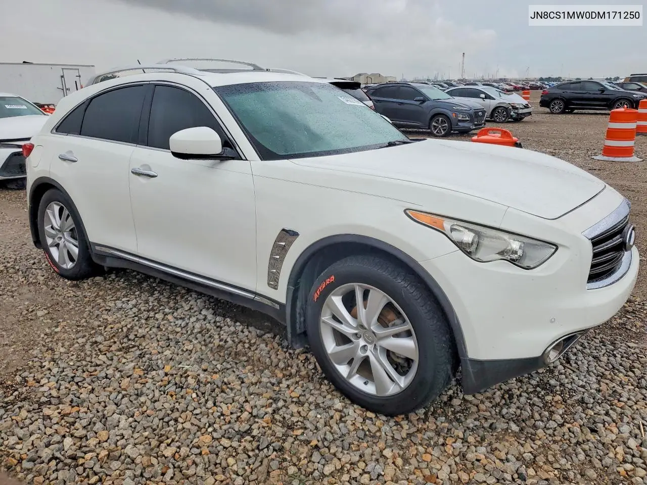 2013 Infiniti Fx37 Base VIN: JN8CS1MW0DM171250 Lot: 55387756