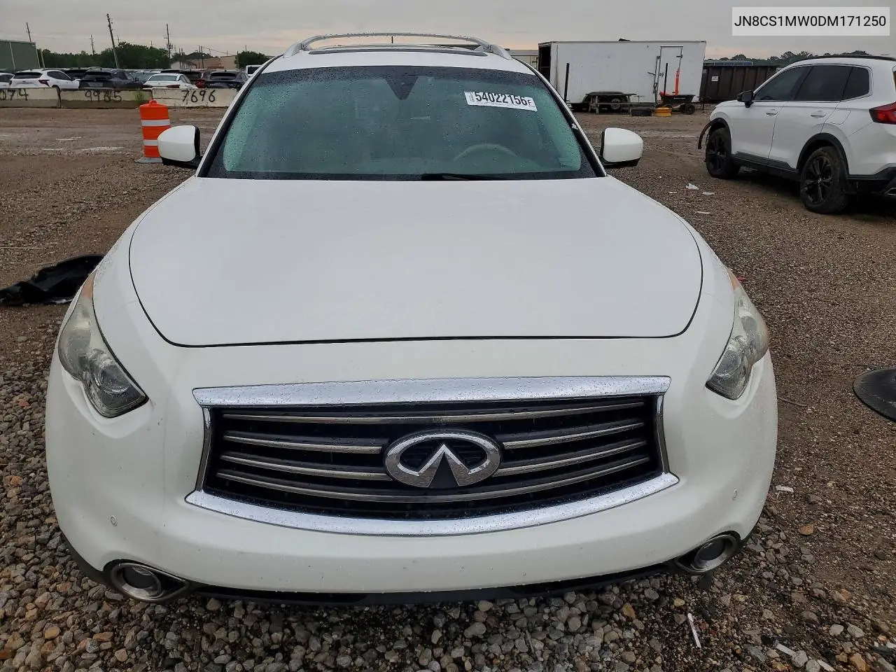 2013 Infiniti Fx37 Base VIN: JN8CS1MW0DM171250 Lot: 55387756