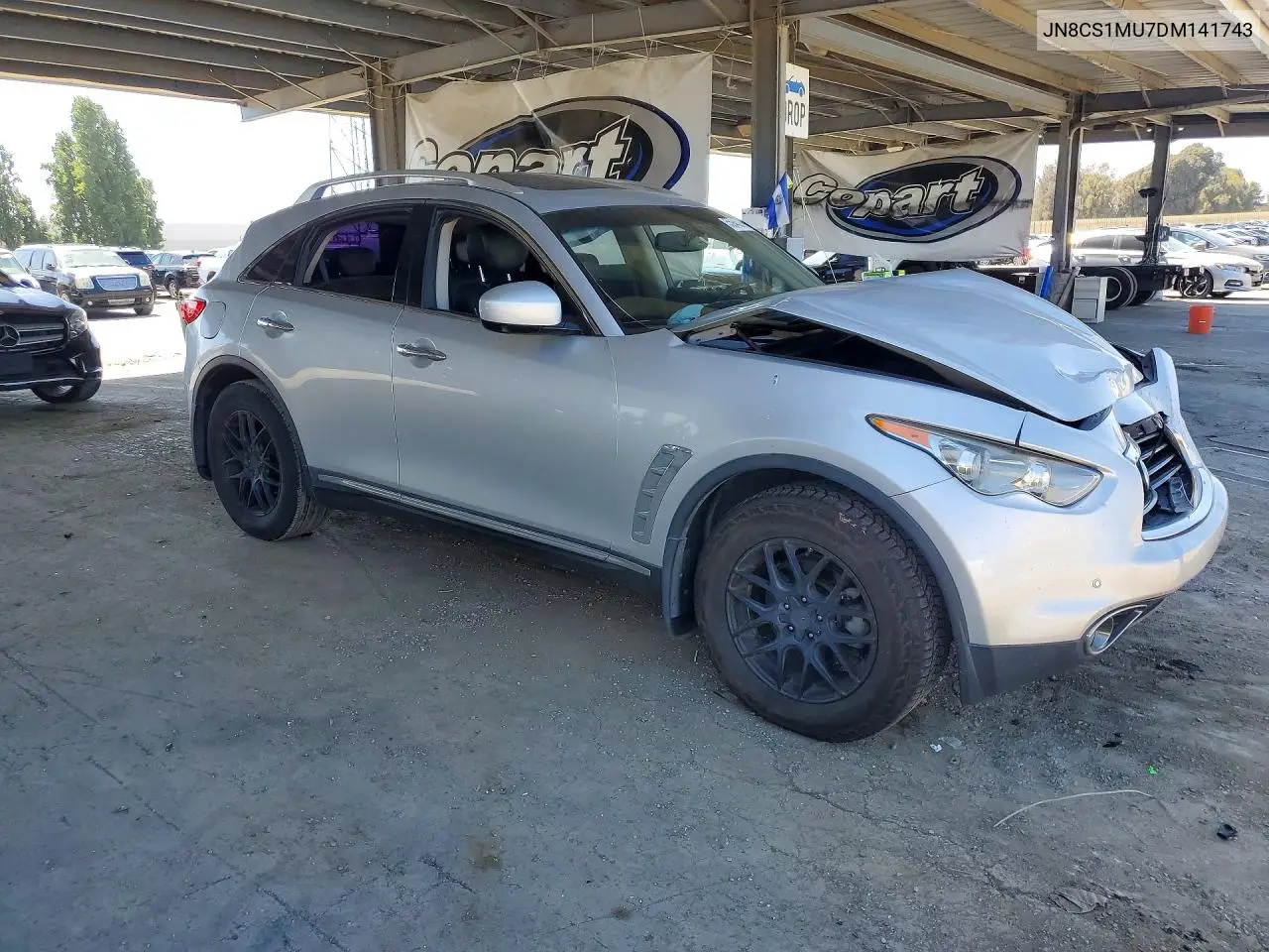 2013 Infiniti Fx37 Base VIN: JN8CS1MU7DM141743 Lot: 55945286