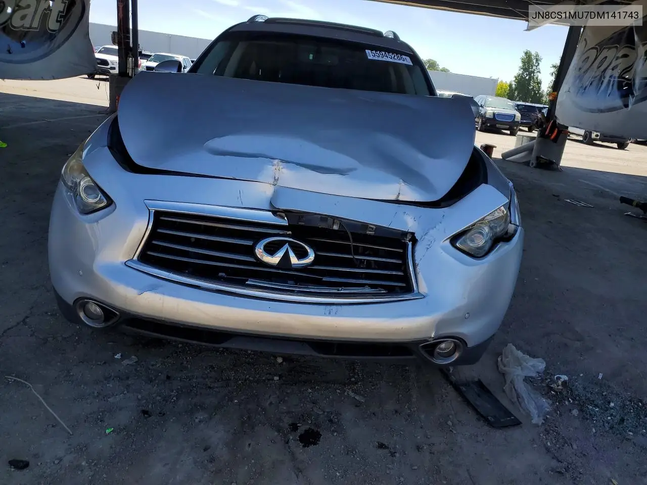 2013 Infiniti Fx37 Base VIN: JN8CS1MU7DM141743 Lot: 55945286