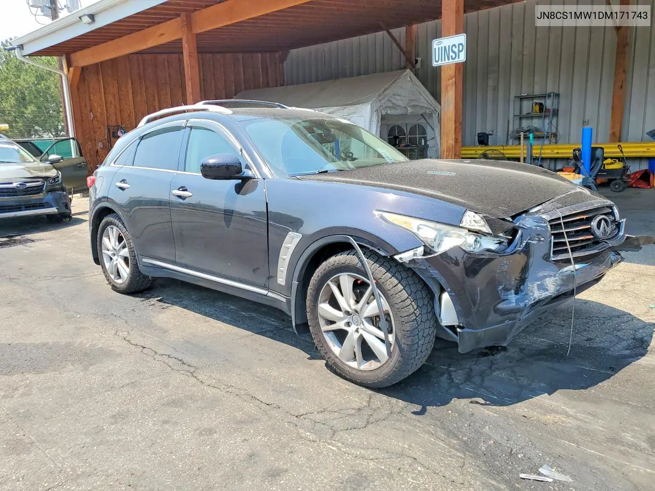 2013 Infiniti Fx37 Base VIN: JN8CS1MW1DM171743 Lot: 59705446