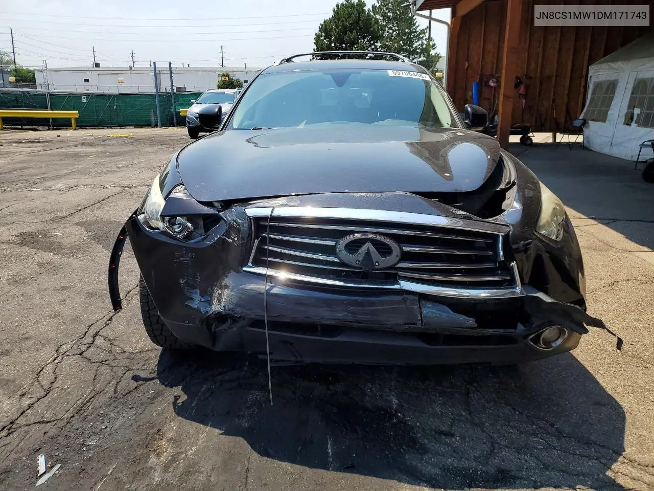 2013 Infiniti Fx37 Base VIN: JN8CS1MW1DM171743 Lot: 59705446