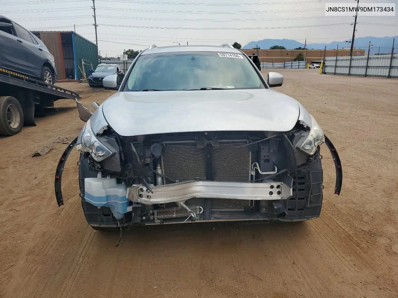2013 Infiniti Fx37 Base VIN: JN8CS1MW9DM173434 Lot: 59714156