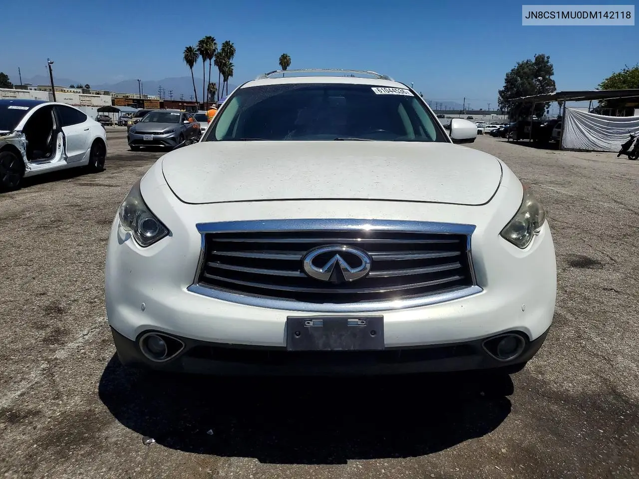 2013 Infiniti Fx37 Base VIN: JN8CS1MU0DM142118 Lot: 61044536