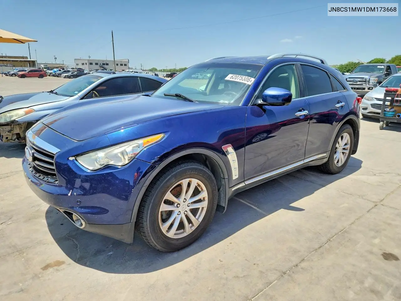 JN8CS1MW1DM173668 2013 Infiniti Fx37 Base