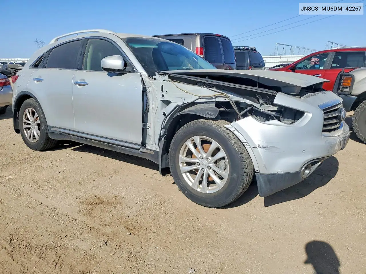 2013 Infiniti Fx37 VIN: JN8CS1MU6DM142267 Lot: 75666095