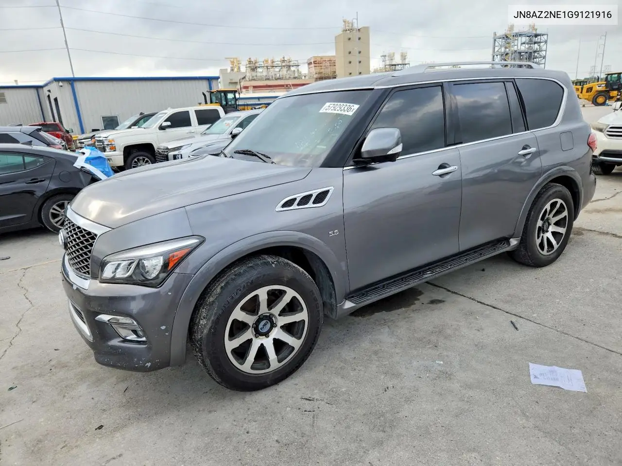 2016 Infiniti Fx VIN: JN8AZ2NE1G9121916 Lot: 57929336