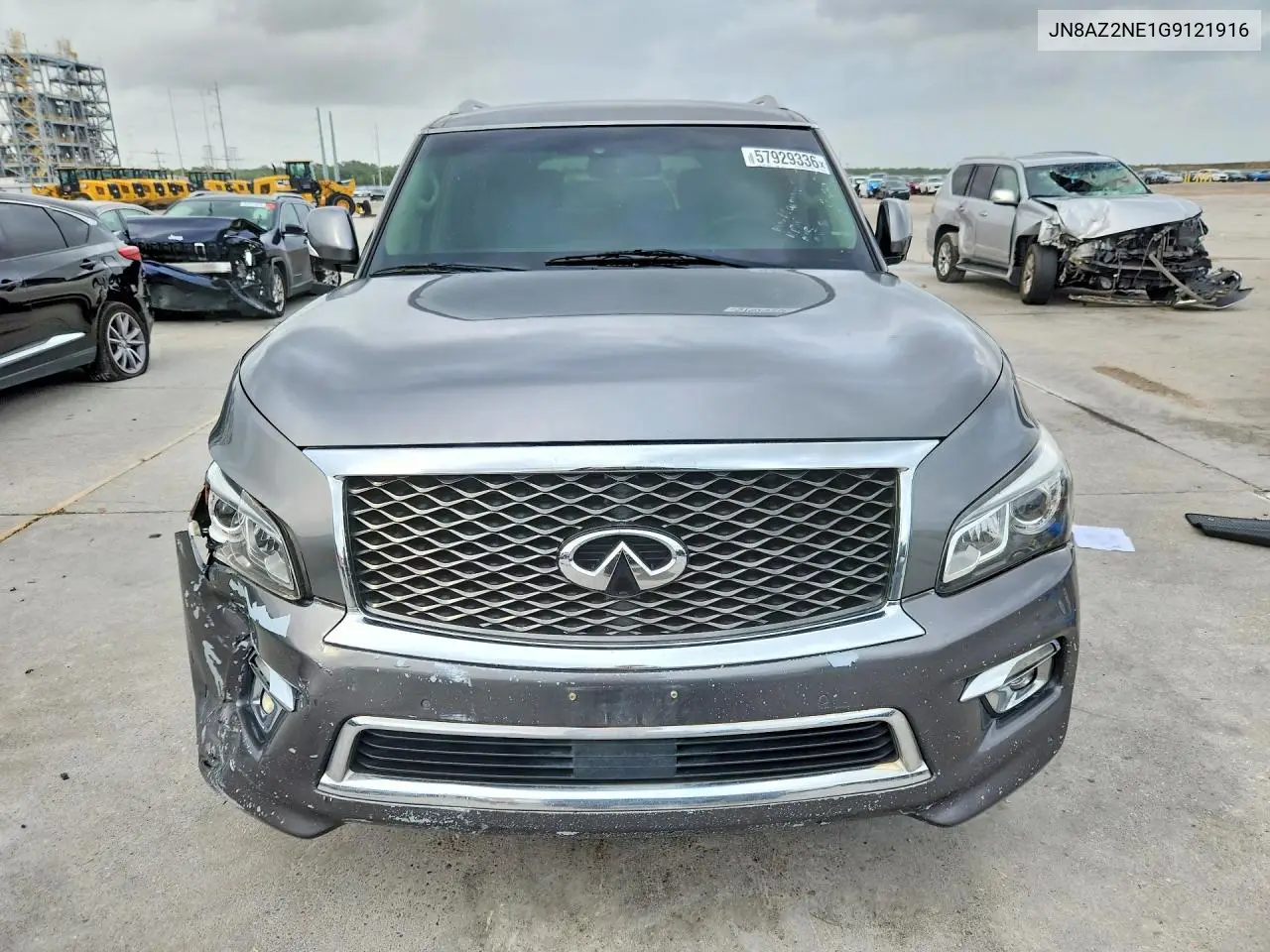 2016 Infiniti Fx VIN: JN8AZ2NE1G9121916 Lot: 57929336