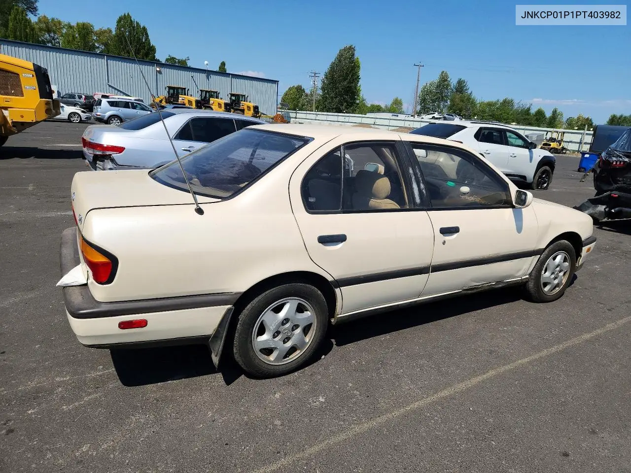 1993 Infiniti G20 Base VIN: JNKCP01P1PT403982 Lot: 61338206