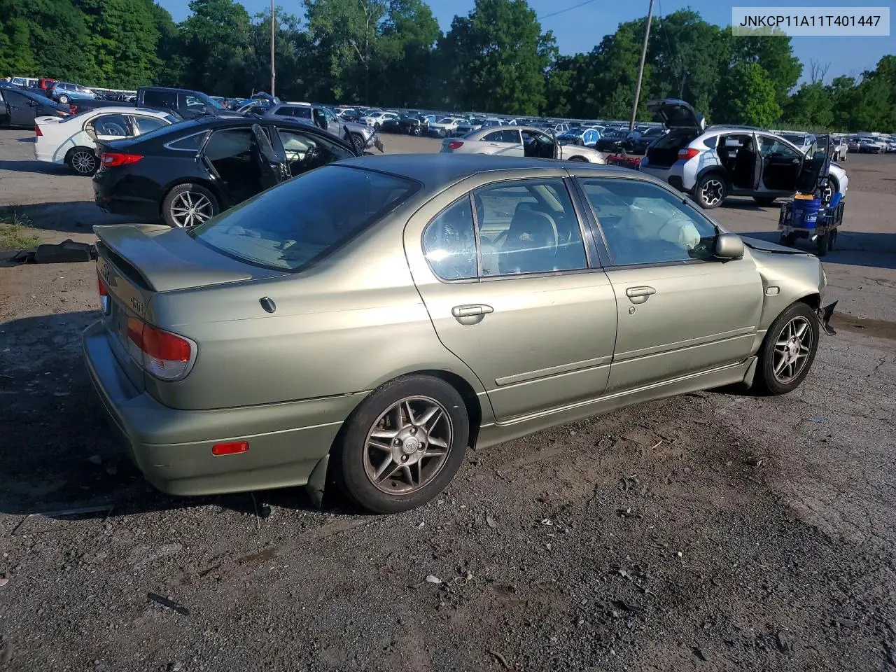 2001 Infiniti G20 Base VIN: JNKCP11A11T401447 Lot: 60008966
