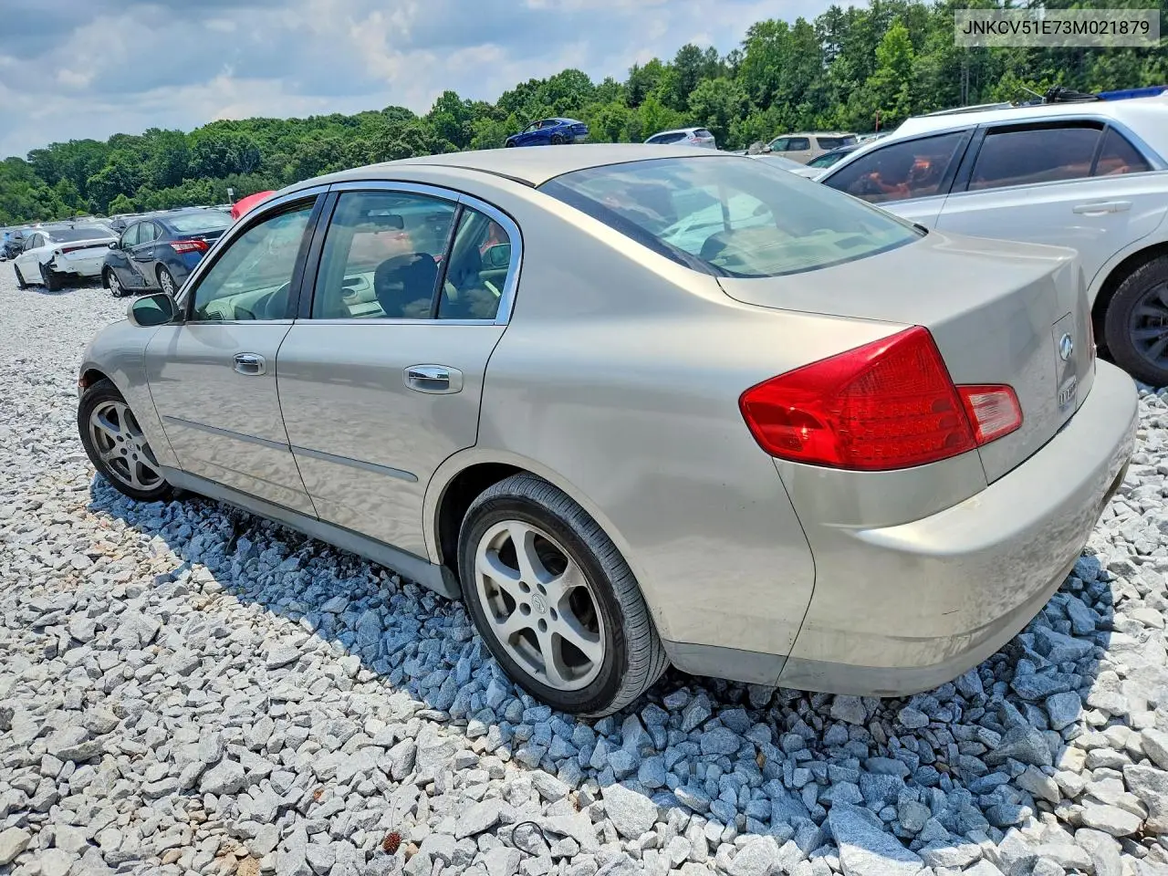 2003 Infiniti G35 Base VIN: JNKCV51E73M021879 Lot: 57994286