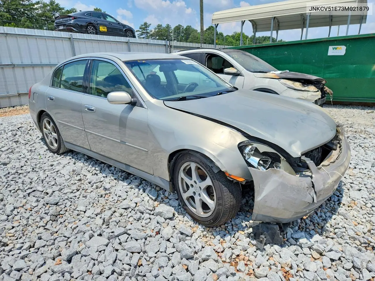 2003 Infiniti G35 Base VIN: JNKCV51E73M021879 Lot: 57994286