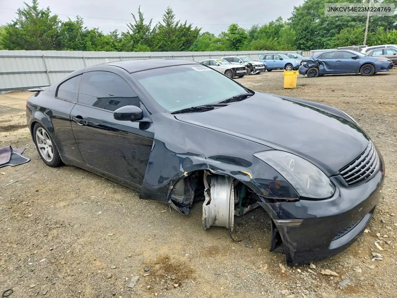 2003 Infiniti G35 Base VIN: JNKCV54E23M224769 Lot: 59960846