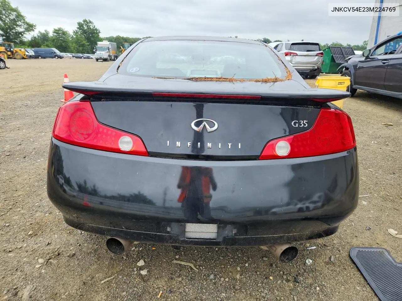 2003 Infiniti G35 Base VIN: JNKCV54E23M224769 Lot: 59960846