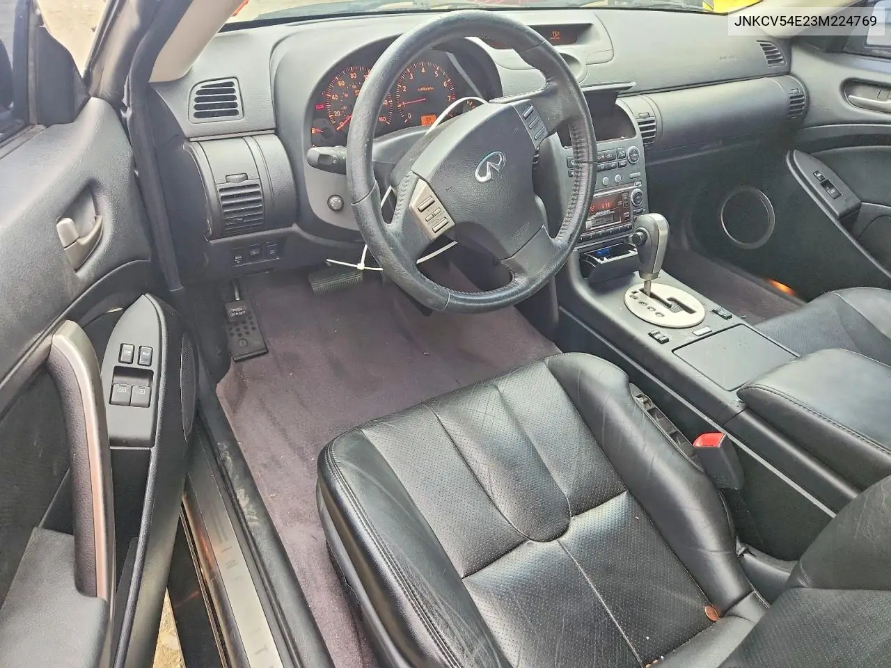 2003 Infiniti G35 Base VIN: JNKCV54E23M224769 Lot: 59960846