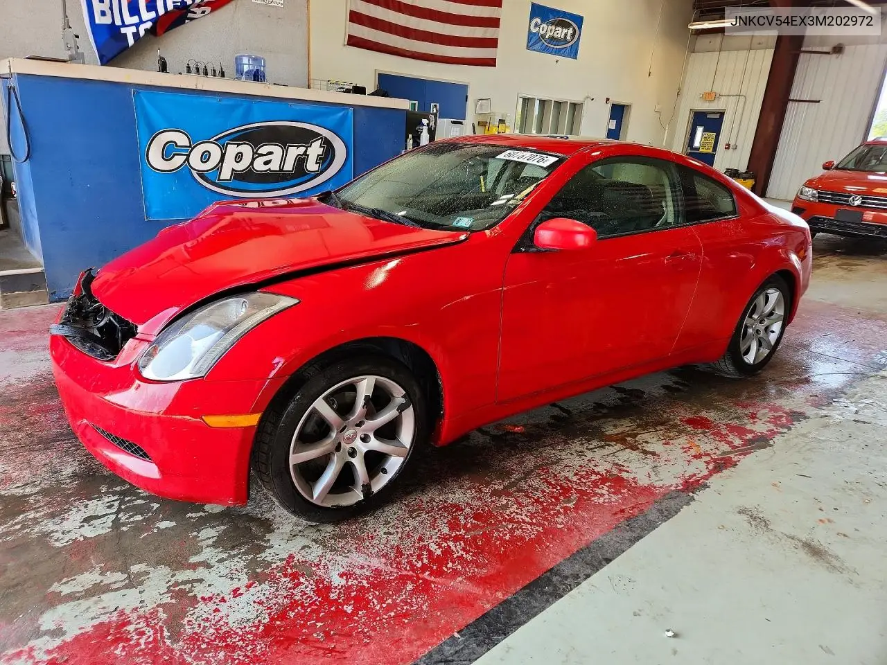 2003 Infiniti G35 VIN: JNKCV54EX3M202972 Lot: 60787076