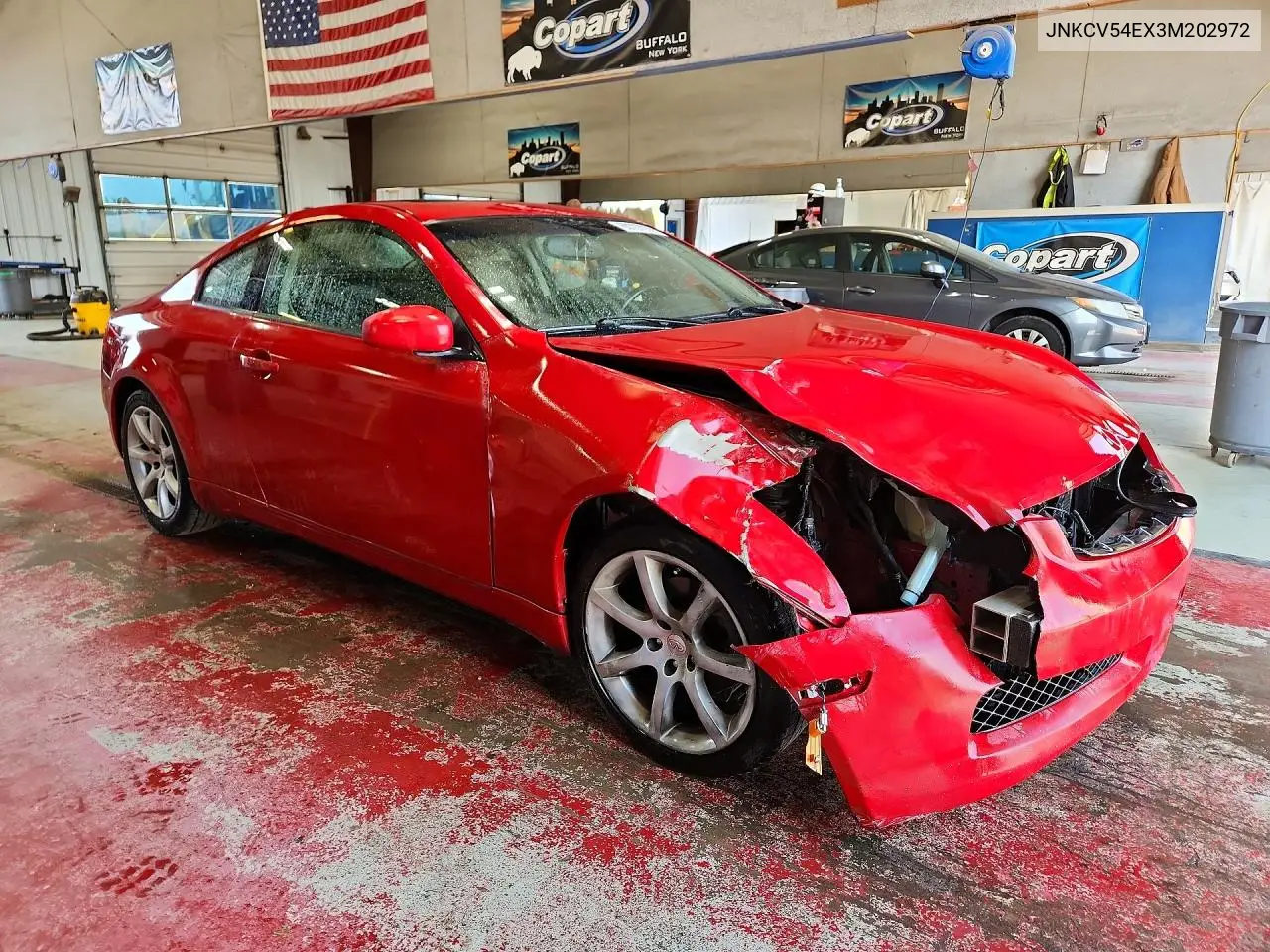 2003 Infiniti G35 VIN: JNKCV54EX3M202972 Lot: 60787076