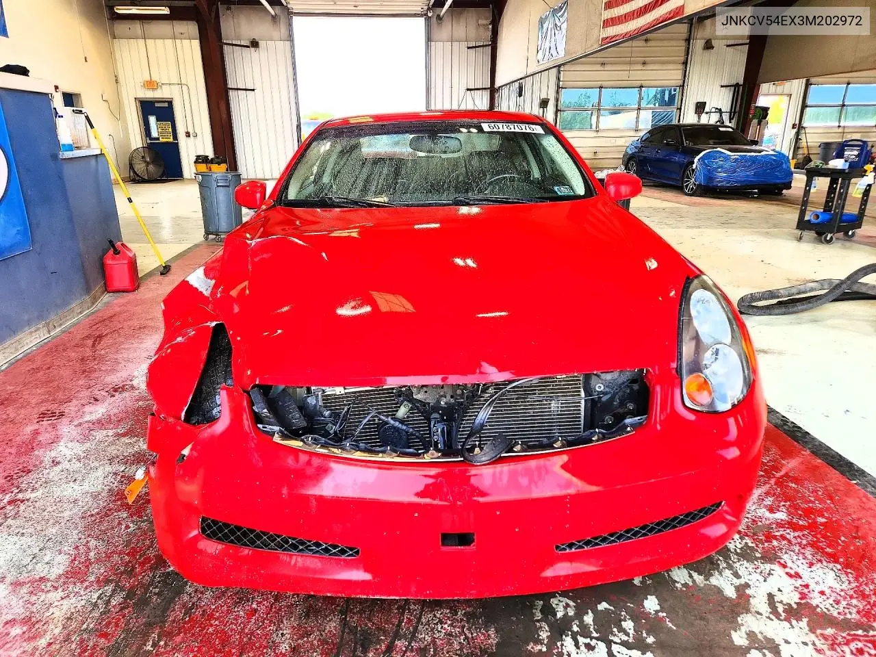 2003 Infiniti G35 VIN: JNKCV54EX3M202972 Lot: 60787076