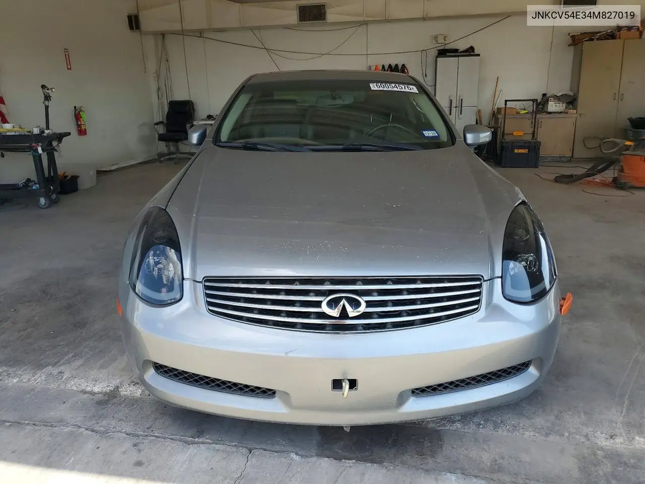 2004 Infiniti G35 Base VIN: JNKCV54E34M827019 Lot: 60054576