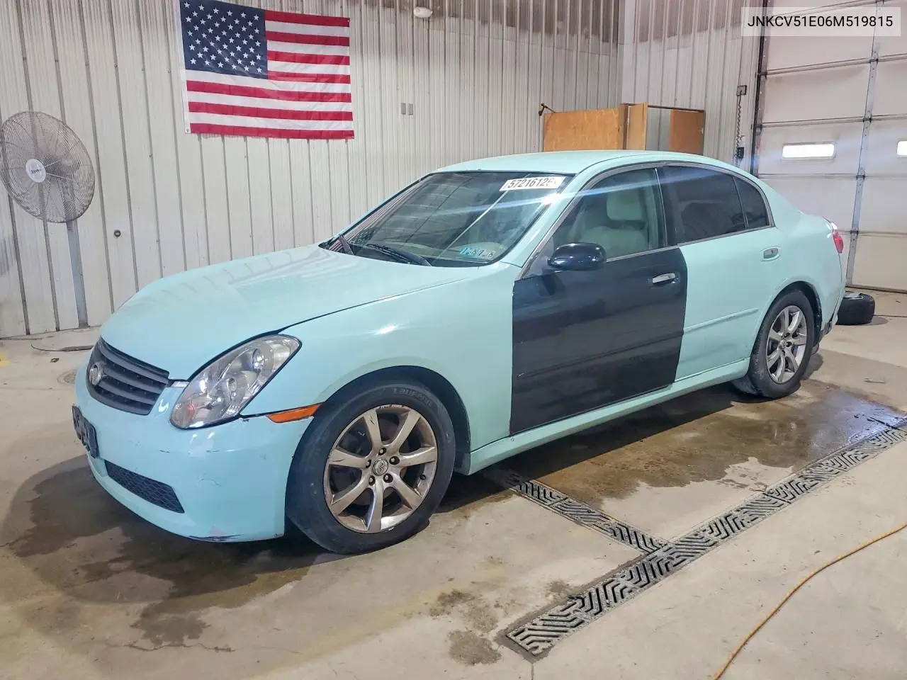 2006 Infiniti G35 Base VIN: JNKCV51E06M519815 Lot: 57216126