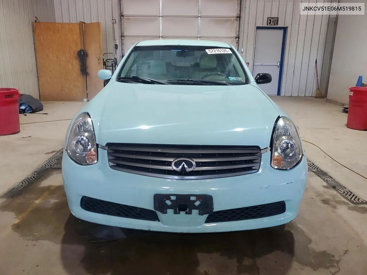 2006 Infiniti G35 Base VIN: JNKCV51E06M519815 Lot: 57216126