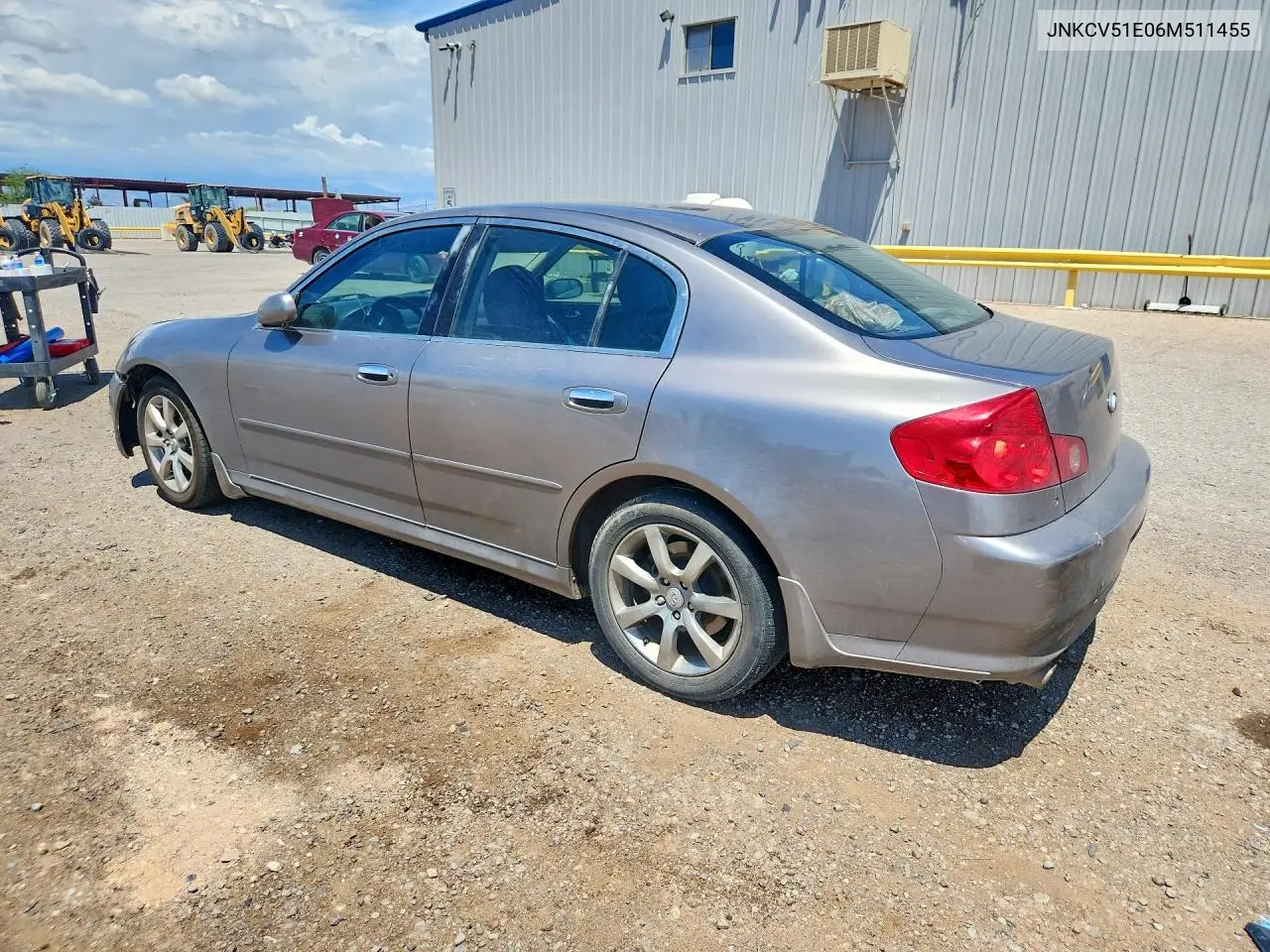 2006 Infiniti G35 Base VIN: JNKCV51E06M511455 Lot: 61407826